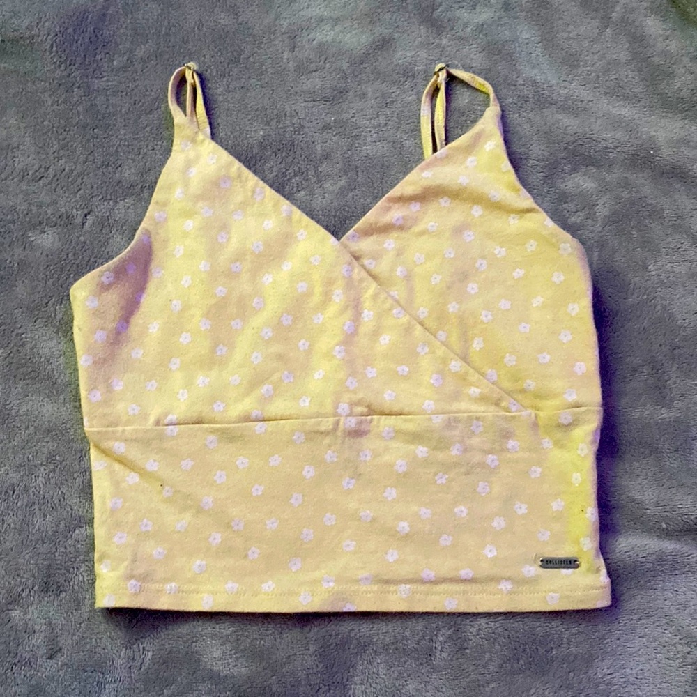 hollister yellow tank